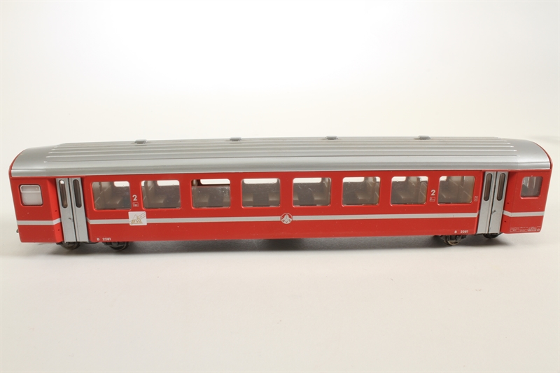 Voiture voyageurs à bogies DEV AO type B9C9, 2ème classe couchettes