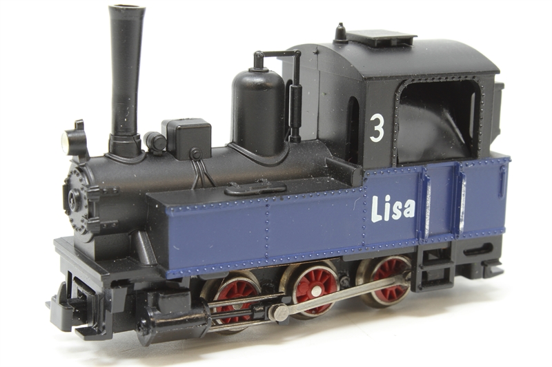 Roco 33201RocoLisa 0-6-0 Tank Locomotive In Dark Blue And