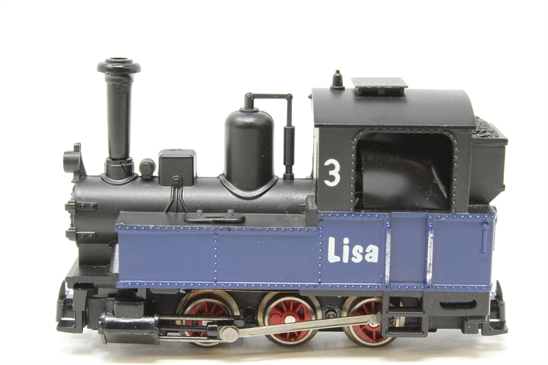 HOナロー／Roco 製／Cタンク 0-6-0／9ｍｍ Roco 33201RocoLisa 0-6-0 Tank Locomotive In Dark Blue And