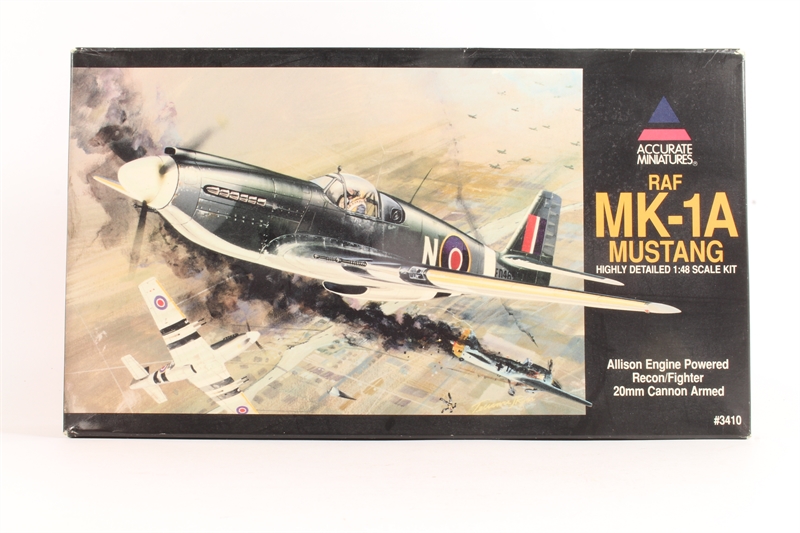 Maquette 1:48 RAF Mustang Mk-1A - Accurate Miniatures #3410 - Kit Complet Occasion