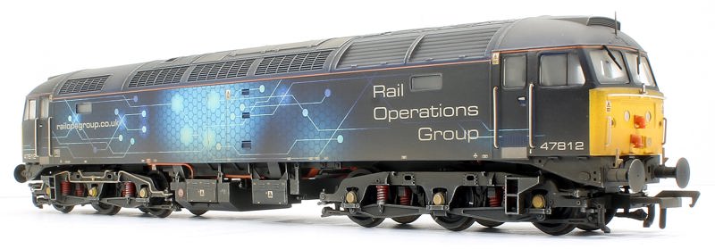 Bachmann Branchline 35-412ZW Custom Weathered Class 47/4 47812 Rail