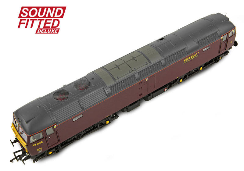 Bachmann Branchline 35-431SFX Class 47/4 47826 WCRC Maroon - Hattons