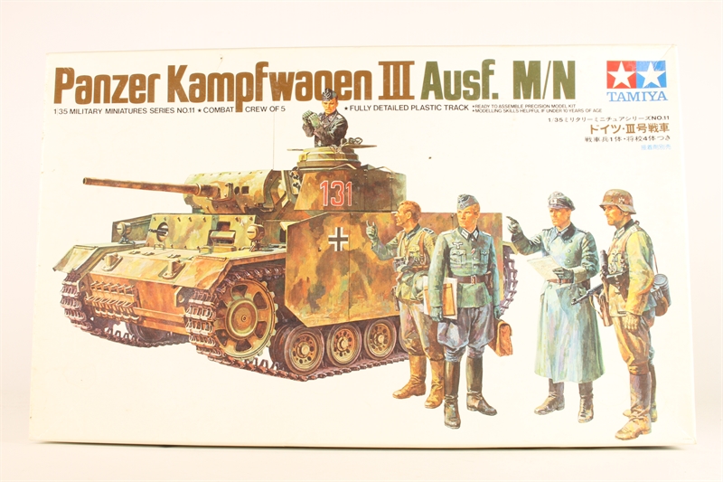 Tamiya 35011TAM German PanzerKampfWagen III Ausf.M/N - Hattons