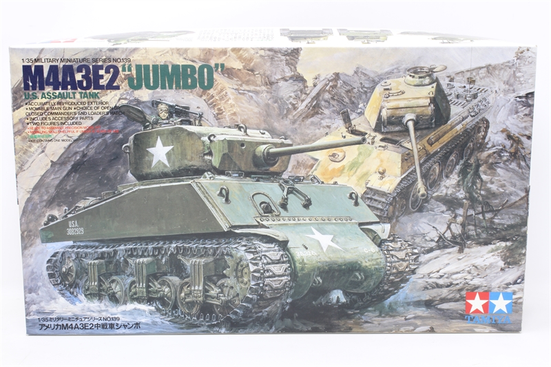 Tamiya 35139 – Maquette Char M4A3E2 Jumbo – Échelle 1/35 – Modélisme Militaire Seconde Guerre Mondiale