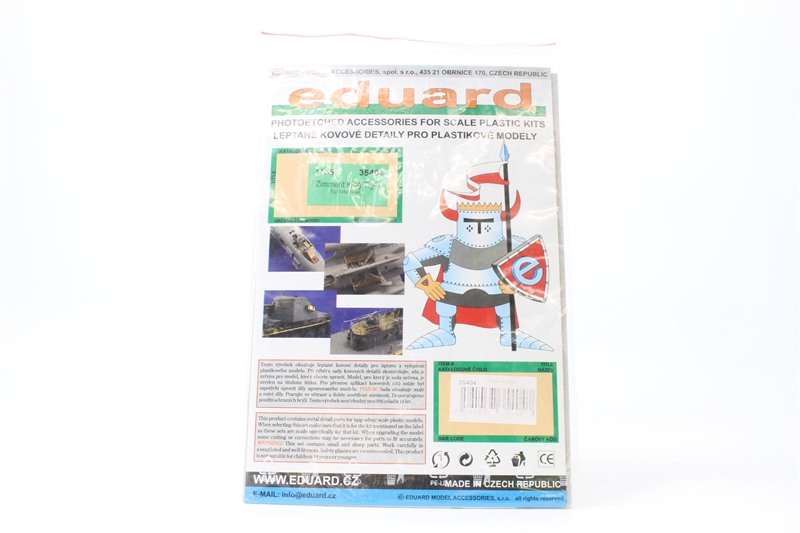 Eduard Accessories Tp003 - 1:3 5 Fotoätzsatz Per King Tiger di Tamiya