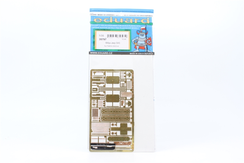 Eduard 35797 Willy's Jeep SAS (Tamiya 35033) 1/35 – Kit Photodécoupe Pour Maquette