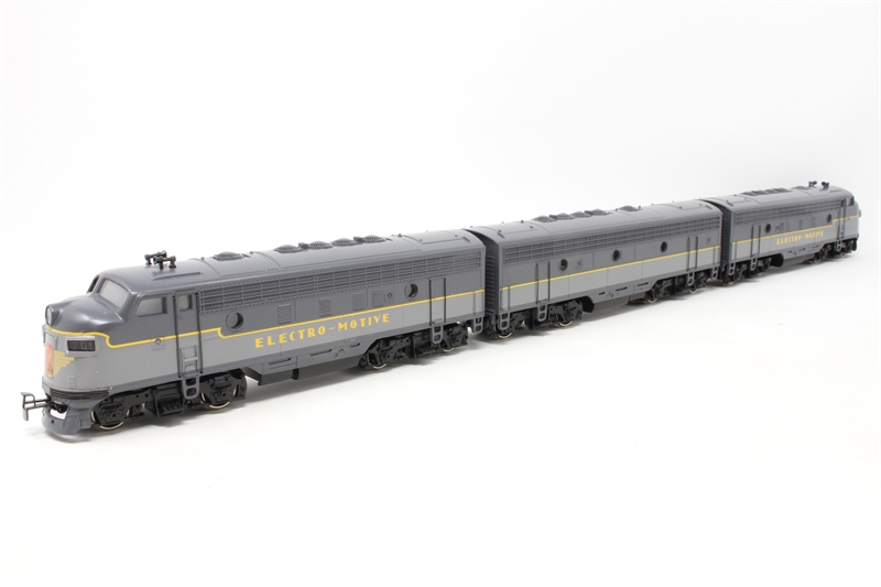 Marklin 3649 EMD F7 3-Unit Diesel in Works Grey (DCC on - Hattons