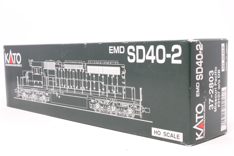 Kato 37-2803 EMD SD40-2 3107 of the Missouri Pacific - Hattons