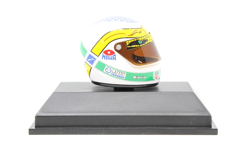 Minichamps 381970012 G. Fisichella F1 Helmet - 1:8 Scale - Hattons Minichamps 381970012 G. Fisichella F1 Helmet - 1:8 Scale - Hattons