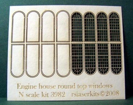 Rslaserkits 3982RSL Round Top Window Sheet