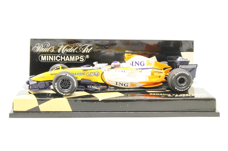 Miniature F1 Minichamps Renault R27 Heikki Kovalainen #4 - 2007 - 1/43 - Coffret