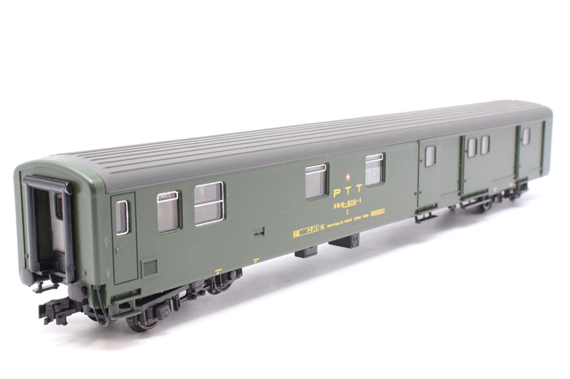 Roco 74634 – Voiture Voyageurs HO SBB CFF FFS N° 214-0, Neuve, Courant Continu