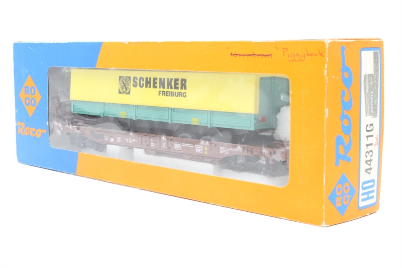 67248 ROCO HO Wagon Bache A Bogies De La Db Schenker EUR 32,50 - FR
