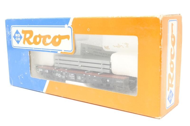Wagon Téloscopique Roco CFL 46773 - Brun - Modélisme Ferroviaire - NEUF