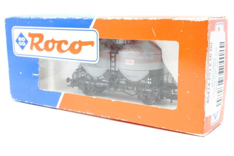 Wagon Trémie Roco HO échelle 1:87 – Réf. 46420 (2) – Bon état – Modélisme