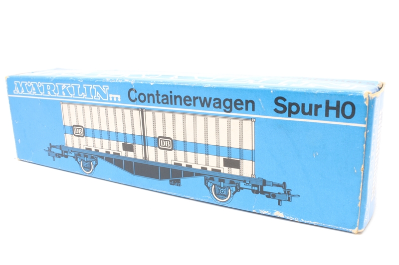 Märklin 4664, container wagon "DB TFG" of the DB, AC, gauge H0, with