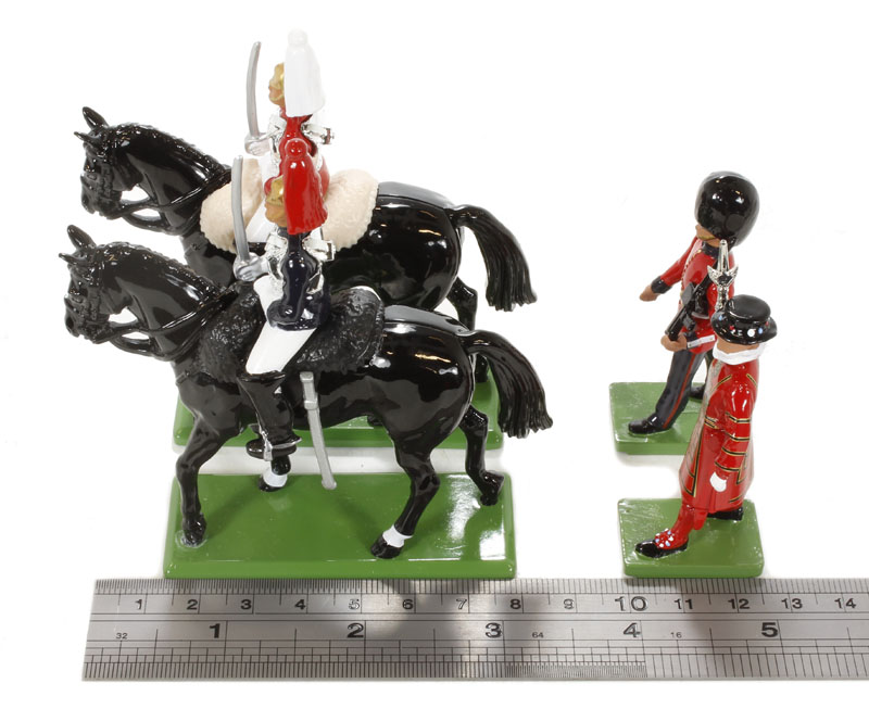 A set of Britains New Metal Models, metal Scots Guards 7225 (boxed