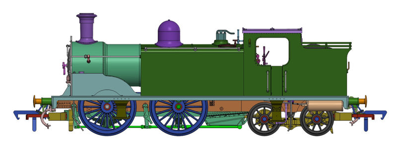 Bachmann Branchline 50-176ZSF Class 439 Caledonian 0-4-4T - Hattons