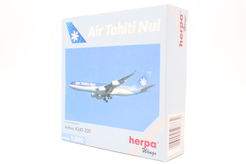 Herpa 507332 Airbus A340-211 Air Tahiti Nui F-OITN 1990s colours Named