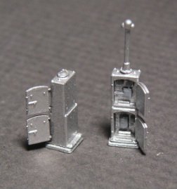 thumbnail image 2 of Showcase Miniatures N Scale US & S Double Door Relay Cabinets – Unassembled White Metal Kit – Century Foundry 507 2 of 3