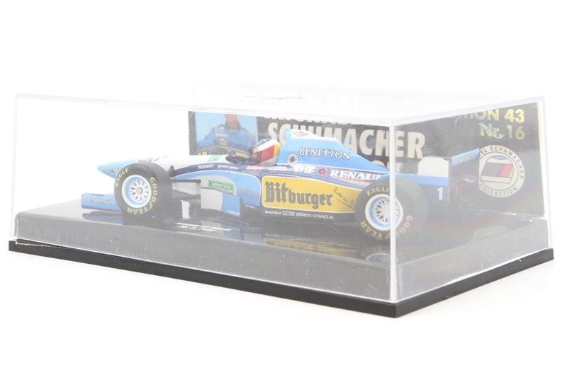 Miniature Minichamps 1/43 Benetton Renault B195 - GP Belgique 1995 - M. Schumacher N°20