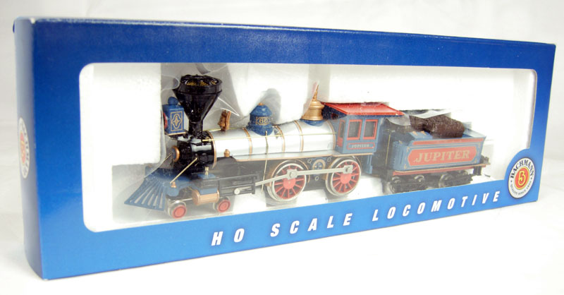 Loco Vapeur DCC American Bachmann HO 1/87 – Central Pacific Jupiter 52702, NEUF