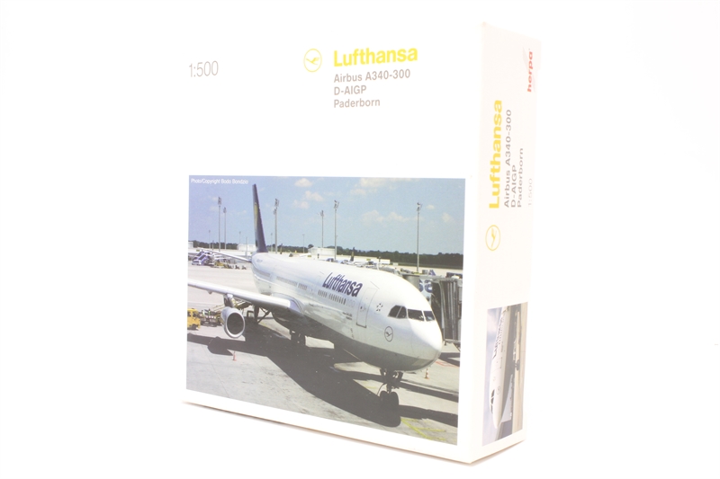 Herpa 516549 Lufthansa Airbus A340-300 - Hattons Herpa 516549 Lufthansa Airbus A340-300 - Hattons