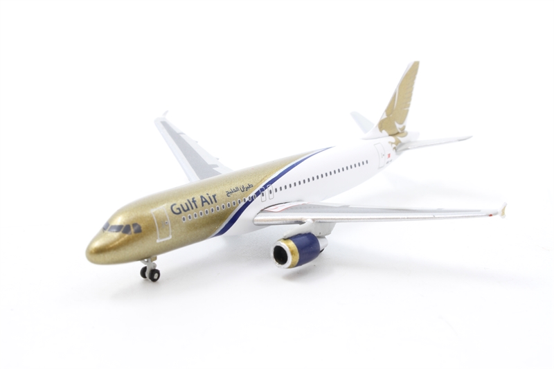 Herpa 523042 Airbus A320-214 Gulf Air A9C-AM 2008 colours - Hattons