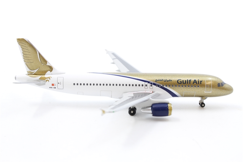 Herpa 523042 Airbus A320-214 Gulf Air A9C-AM 2008 colours - Hattons