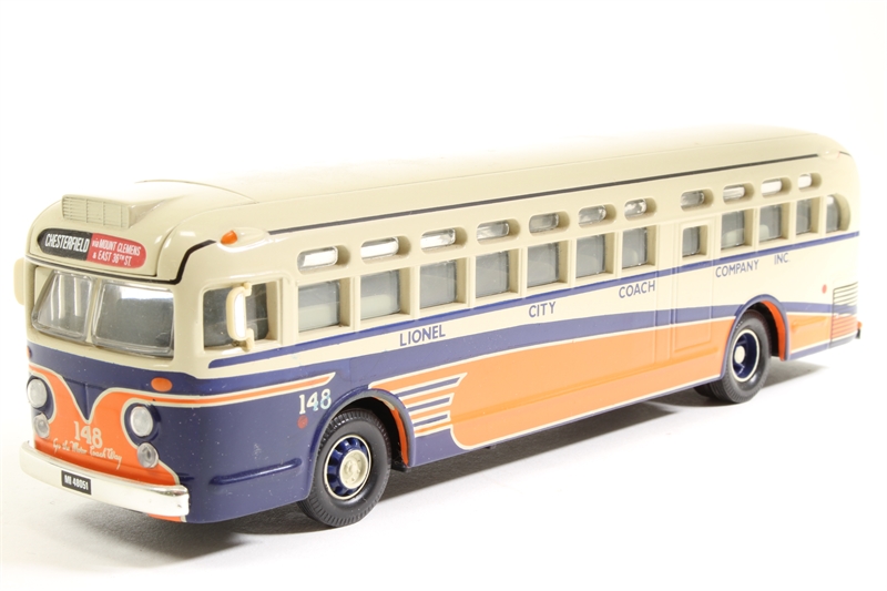 CORGI 1/50 BUS OMNIBUS G.M. GENERAL MOTORS LIONEL BUS LINE LIONEL CITY