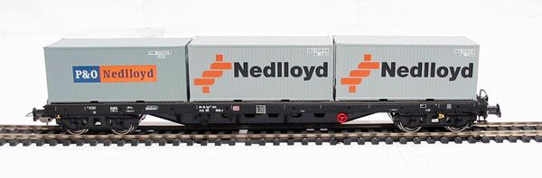 ACME 40390 HO - wagon plat porte conteneur Sggrmss AAE Nothegger