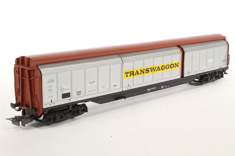 WAGON A PAROIS COULISSANTE TRANSWAGGON #027 2 216-6 WAGON A PAROIS COULISSANTE TRANSWAGGON #027 2 216-6