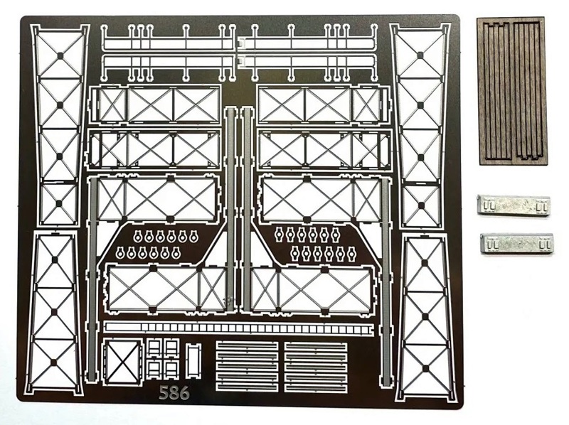 thumbnail image 2 of N Scale Signal Bridge Kit By Showcase Miniatures (586) – Unassembled, Photo-Etch 2 of 3