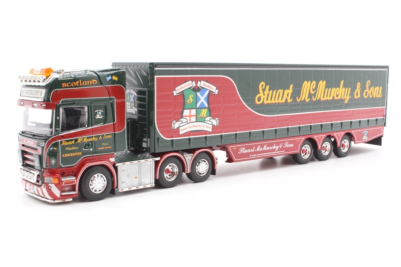 Tekno Tek Scania R Series Topline With Curtainside Trailer Stuart