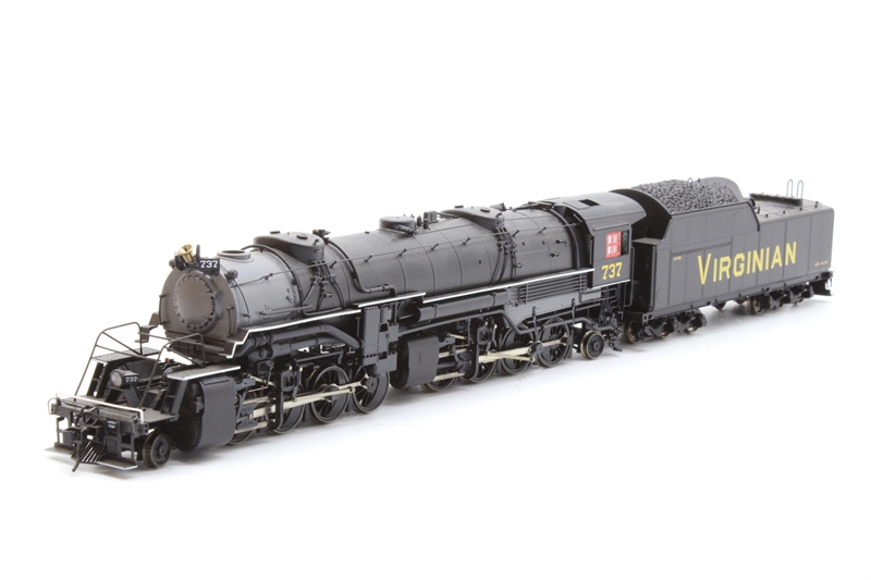 Roco 63353 USRA 2-8-8-2 737 of the Virginian Railroad