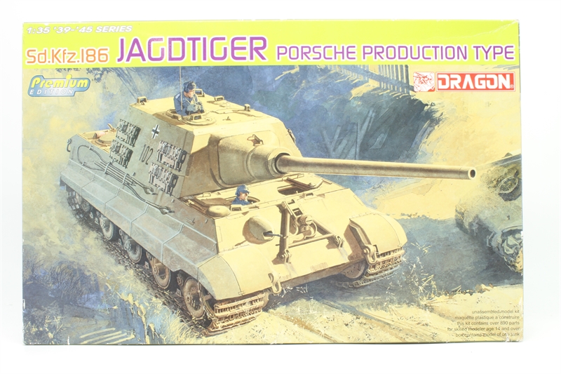Maquette Dragon Models 1/144 - Chasseur De Chars Jagdtiger Production - Kit WW2, Neuf