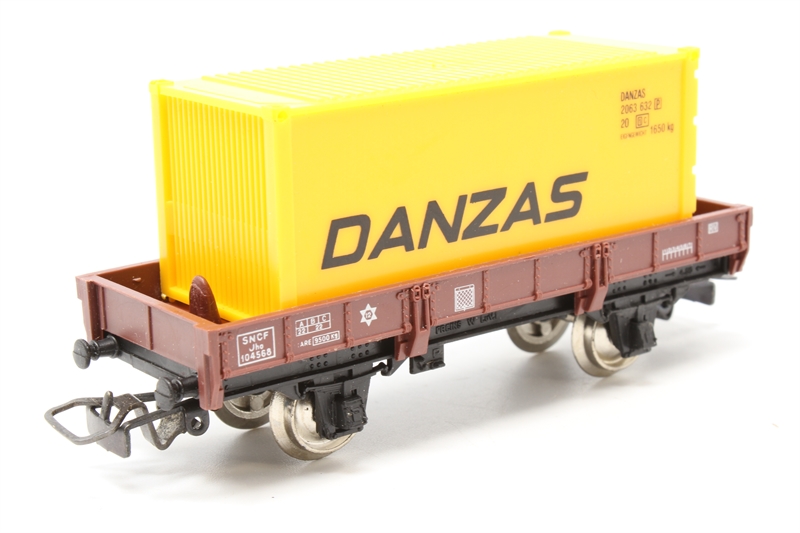 JOUEF WAGON PORTE conteneur + caisse RMC bleue NEUF (n°3) série spéciale EUR 135,00 - IT