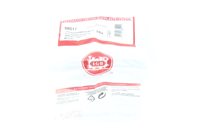 MTS-Line 83201005 G-Scale Plug-in Bulb – 5V 10-Piece Set – Replacement For LGB G-Track