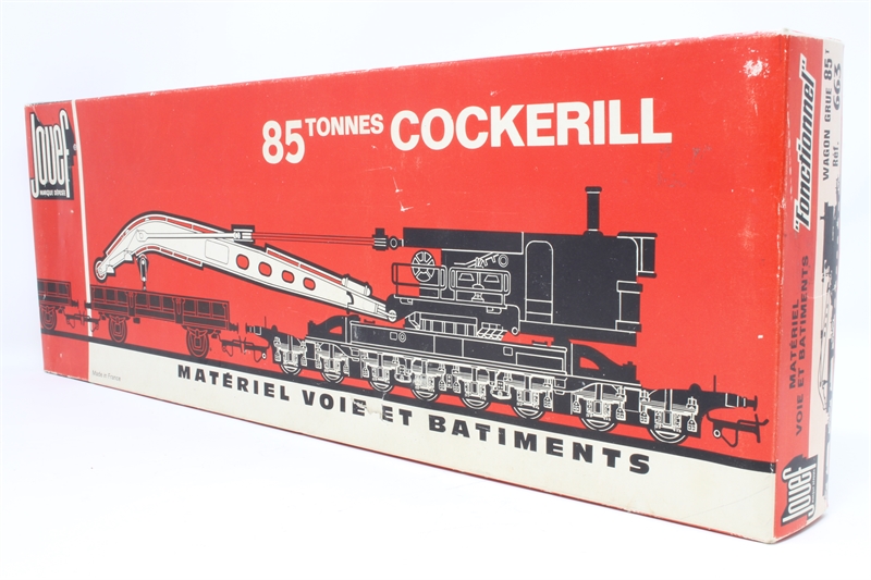 Grue Cockerill 85 T - Jouef - Modèle Réduit De Chantier Vintage