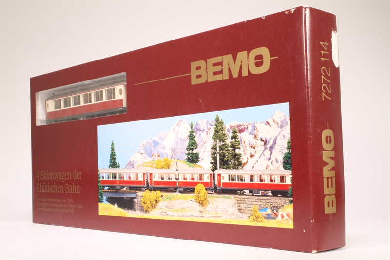 Bemo 7272 134 CIWL Salonwagen RhB Set Personenwagen Pullmanwagen