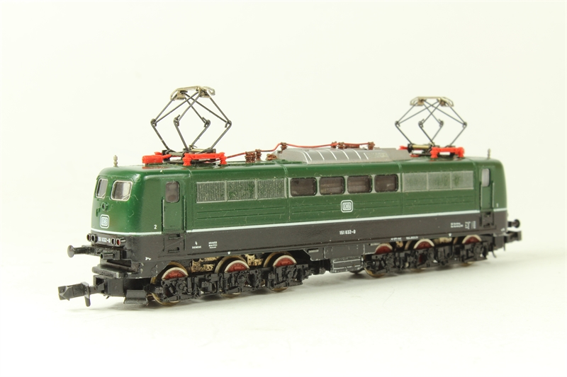 新品未走行】FLEISCHMANN733502(EL)class151電気機関車epoch VI MinitrixDB Schnellzugwagen, 15790 分厚 15791