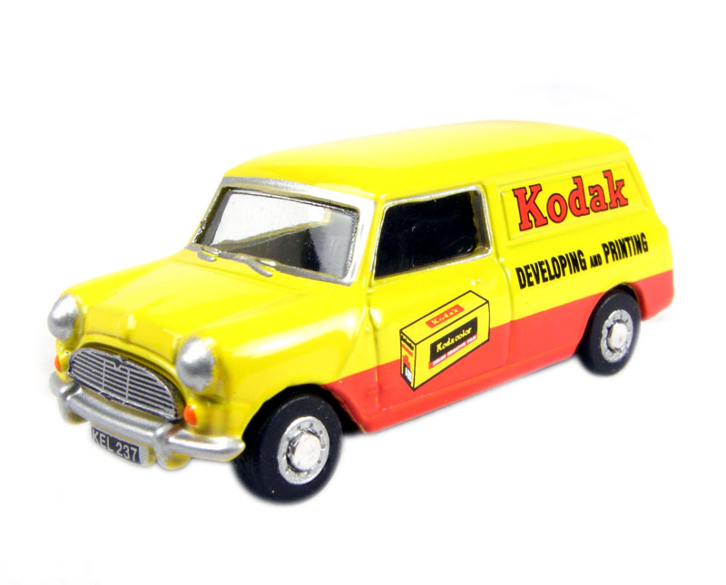 Oxford Diecast 76CS050 Mini van in yellow 