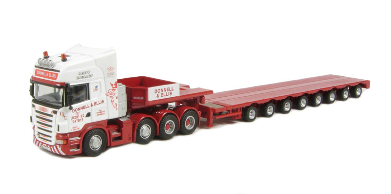 Oxford Diecast 1:76 Scale Scania Highline Truck – Exol Livery With Roof Beacon (Code 3)