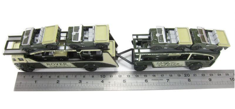 Oxford Diecast 76SET16 Land Rover Transporter set with - Hattons