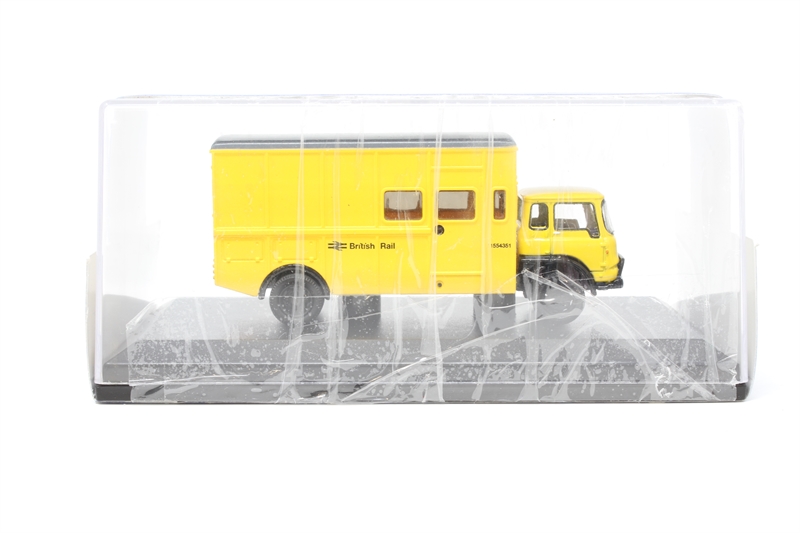 Modèle Réduit Oxford Diecast Commer Walk Thru British Rail Jaune échelle 1/76 - Neuf En Boîte
