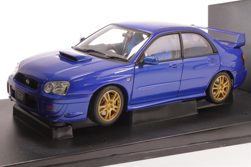 Autoart 78612 Subaru Impreza WRX Type R in blue - Hattons