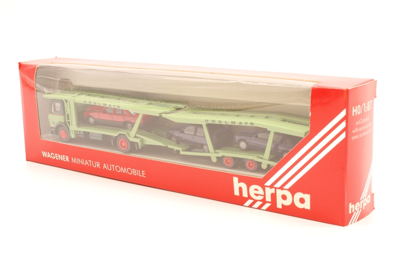 Herpa 806036HER Mercedes car transporter 'H+¦dlmayr' - Hattons