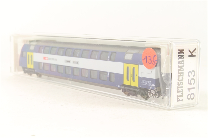 Fleischmann 8153 type Bt 2nd class double deck control car - Hattons