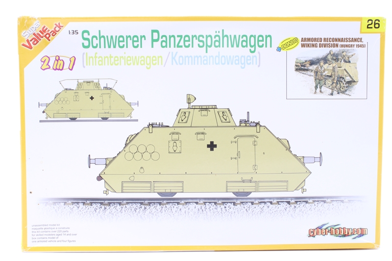 Schwerer Panzerspahwagen Infanteriewagen 1:35 Model Shop