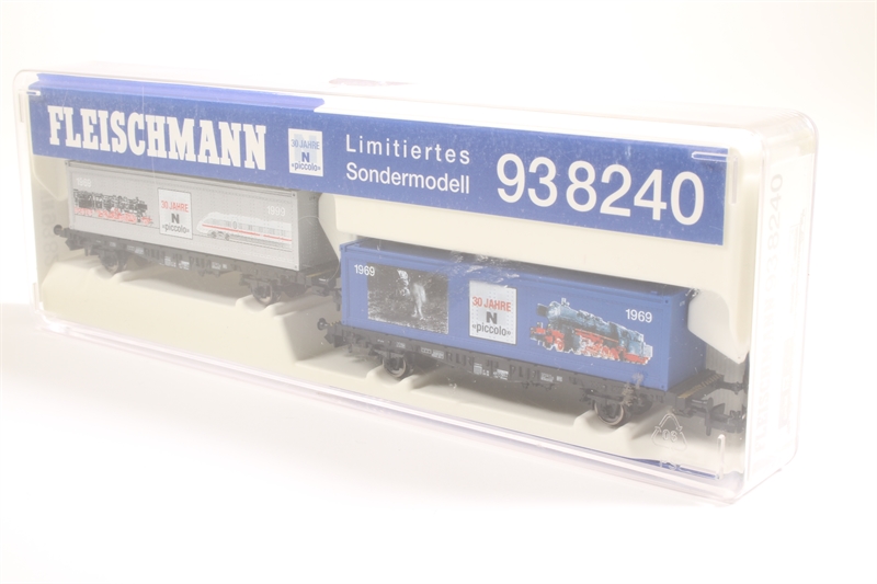 3 Wagons Tombereaux Fleischmann N – Époque 1 (1832-1925) – Réf 821202 – Occasion